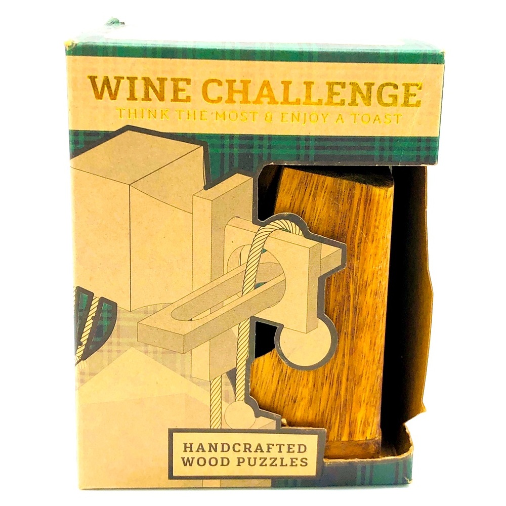 Wooden Wine Puzzle Challenge!